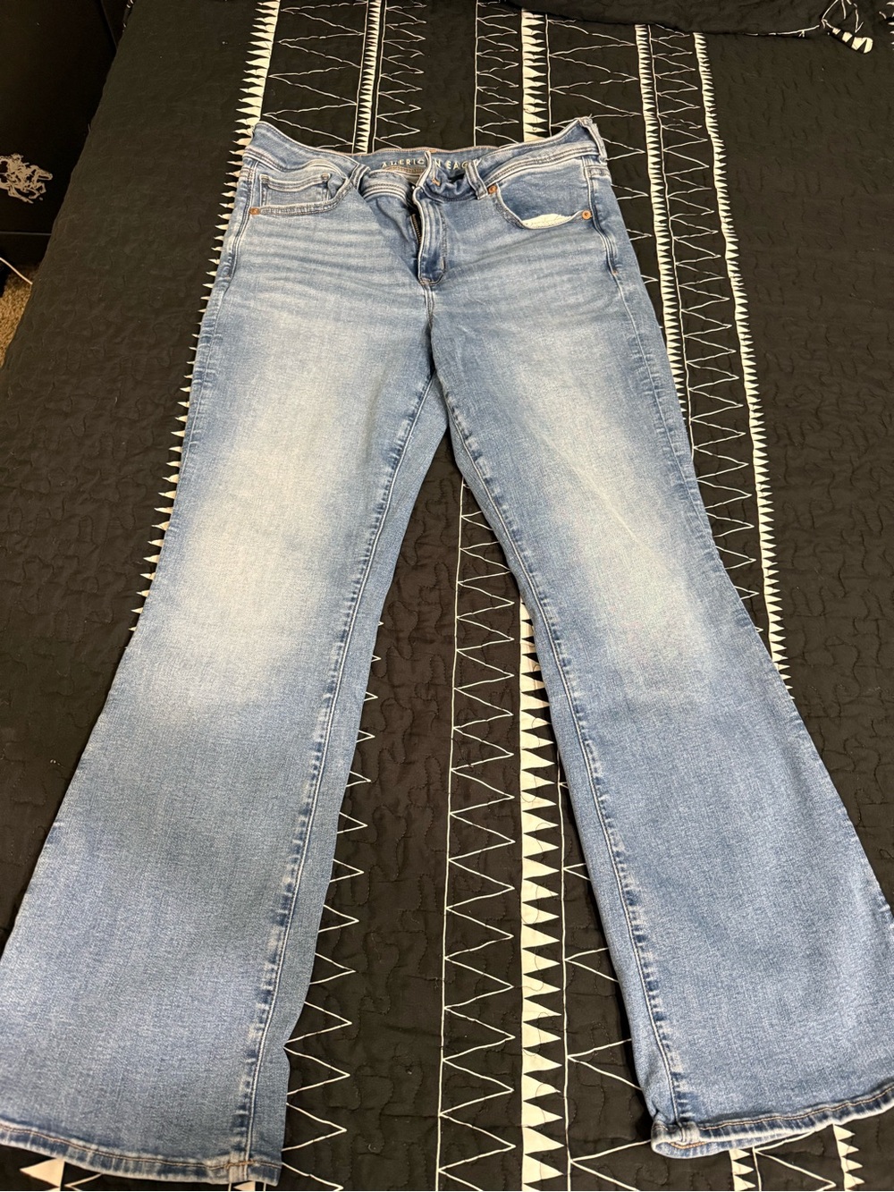 American Eagle Outfitters Light Blue Flare Jeans